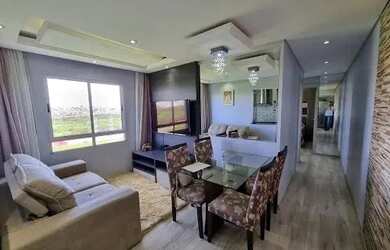 Imagem: O apartamento possui 2 Dormitórios, 1 Banheiro, 1 Vaga na garagem