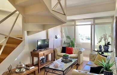 Imagem: O apartamento na cobertura possui 4 Dormitórios, 5 Banheiros