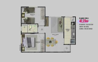 Imagem 11: Solar das Águas. Piscina, Churrasqueira, Imóvel novoe42m² de Área