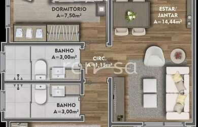 Imagem 3: Apartamento, 2 quarto s , Sanvitto II, Caxias Do Sul