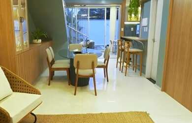 Imagem: A casa em condomínio possui 3 Dormitórios, 2 Banheiros, 2