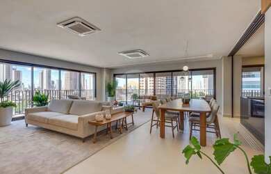 Imagem: O apartamento possui 3 Dormitórios, 5 Banheiros, 3 Vagas na