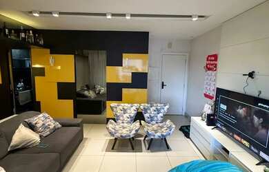 Imagem: O apartamento possui 2 Dormitórios, 3 Banheiros, 2 Vagas na