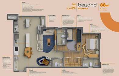 Imagem 2: Vendo direitos Apartamento Beyond 88m