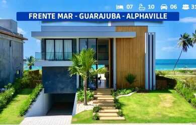 Imagem: A casa em condomínio possui 5 Dormitórios, 5 Banheiros, 5