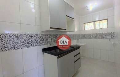 Imagem: O apartamento possui 2 Dormitórios, 1 Banheiro, 1 Vaga na garagem