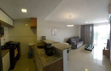 Imagem: O apartamento possui 1 Dormitório, 1 Banheiro, 1 Vaga na garagem