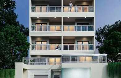 Imagem: O apartamento possui 2 Dormitórios, 1 Banheiro, 1 Vaga na garagem