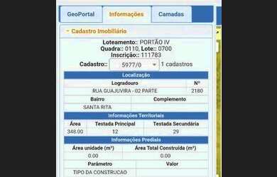 Imagem 4: Terreno Capanema. 348m² de Área