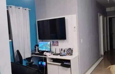 Imagem: O apartamento possui 2 Dormitórios, 1 Banheiro, 1 Vaga na garagem