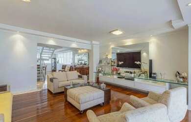 Imagem: O apartamento na cobertura possui 3 Dormitórios, 5 Banheiros