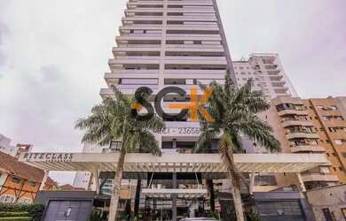 Imagem: O apartamento possui 1 Dormitório, 1 Banheiro, 1 Vaga na garagem