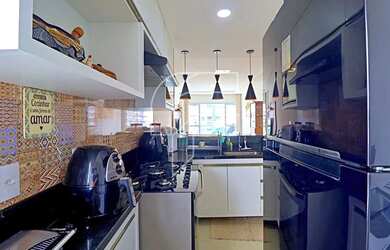 Imagem 5: Apartamento com 03 Quartos à venda, varandas e vista para montanhas,...