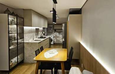 Imagem: A casa em condomínio possui 3 Dormitórios, 1 Banheiro, 1 Vaga