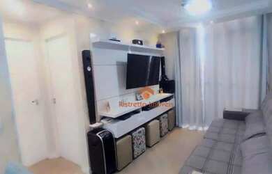 Imagem: O apartamento possui 2 Dormitórios, 1 Banheiro, 2 Vagas na