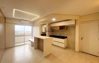 Imagem: O apartamento possui 1 Dormitório, 1 Banheiro, 2 Vagas na garagem