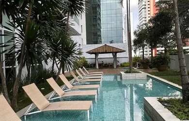 Imagem: O apartamento possui 1 Dormitório, 1 Banheiro, 1 Vaga na garagem