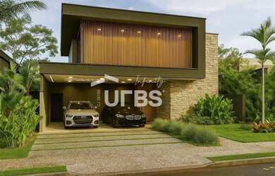 Imagem: A casa em condomínio possui 4 Dormitórios, 5 Banheiros, 2