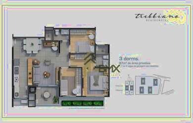Imagem 16: Apartamento à venda, 87 m² por R$ 900.521,87 - Campo Comprido - Curitiba/PR