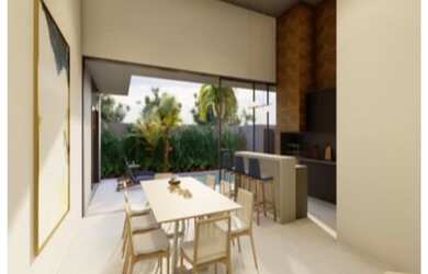 Imagem: A casa em condomínio possui 3 Dormitórios, 5 Banheiros, 4