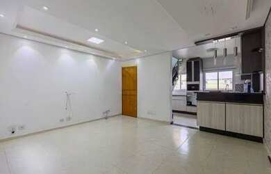 Imagem: O apartamento na cobertura possui 2 Dormitórios, 2 Banheiros