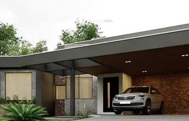 Imagem: A casa em condomínio possui 4 Dormitórios, 5 Banheiros, 2