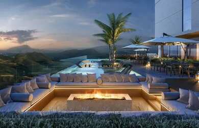 Imagem: O apartamento possui 4 Dormitórios, 4 Banheiros, 4 Vagas na