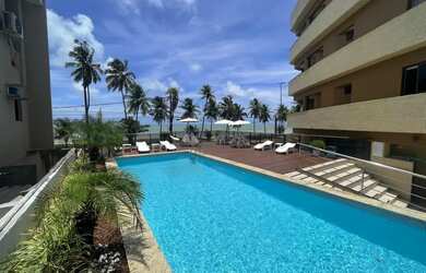 Imagem 1: Alugo apartamento térreo mobiliado na Baira-Mar do Cabo Branco, 01 quarto, R$ 3.000,00 Con