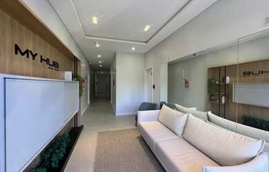 Imagem 4: Studio Garden com Vista Mar e Vaga Dupla no Coqueiros Florianópolis