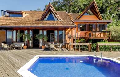 Imagem 2: Casa espetacular no Jardim Botânico com vista cinematográfica