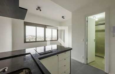 Imagem: O studio possui 1 Dormitório, 1 Banheiro, 20m² de Área e