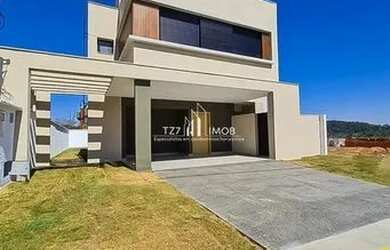 Imagem: A casa em condomínio possui 4 Dormitórios, 4 Banheiros, 4