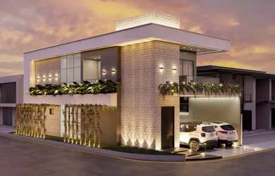 Imagem: A casa em condomínio possui 3 Dormitórios, 4 Banheiros, 2