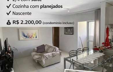 Imagem: O apartamento possui 2 Dormitórios, 2 Banheiros, 1 Vaga na