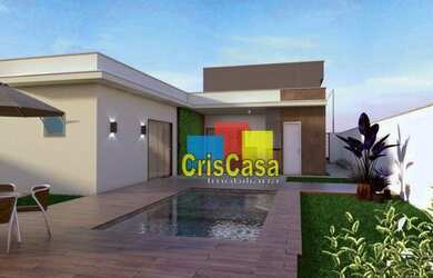 Imagem: A casa em condomínio possui 3 Dormitórios, 1 Banheiro, 2 Vagas