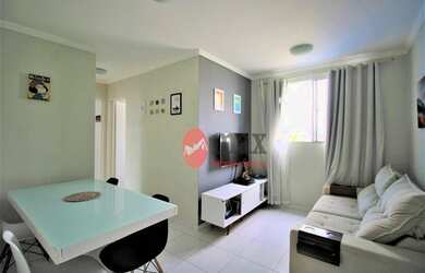 Imagem: O apartamento possui 2 Dormitórios, 1 Banheiro, 1 Vaga na garagem