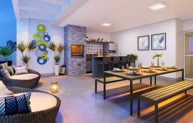 Imagem: O apartamento possui 3 Dormitórios, 1 Banheiro, 2 Vagas na