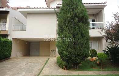 Imagem: A casa em condomínio possui 4 Dormitórios, 5 Banheiros, 2