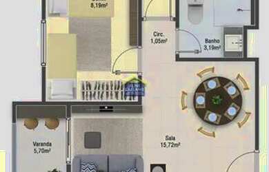 Imagem 14: Grande Oportunidade Novo 02 dorms, Aviacao. Entrada de 56 mil