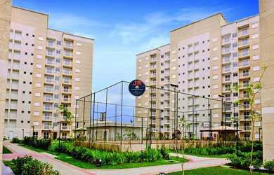 Imagem: O apartamento possui 2 Dormitórios, 1 Banheiro, 1 Vaga na garagem