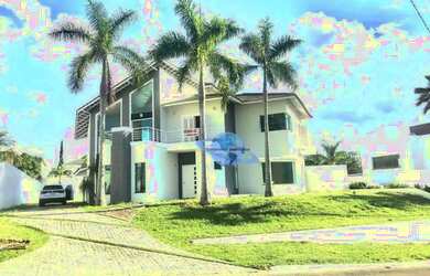 Imagem: A casa em condomínio possui 4 Dormitórios, 5 Banheiros, 5