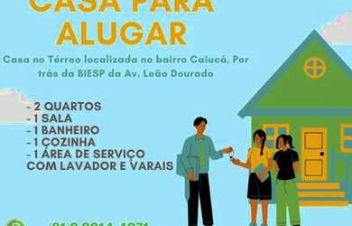 Imagem: A casa possui 2 Dormitórios, 1 Banheiro, 60m² de Área e está