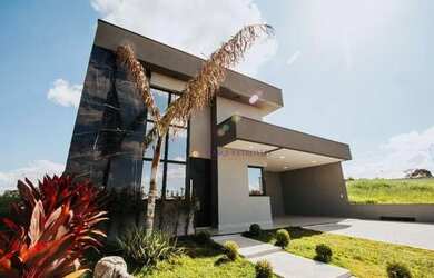 Imagem: A casa em condomínio possui 3 Dormitórios, 4 Banheiros, 4