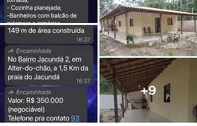 Imagem: A casa possui 2 Dormitórios, 2 Banheiros, 1 Vaga na garagem