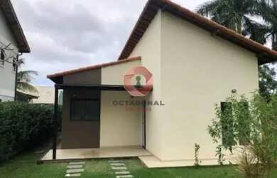 Imagem: A casa em condomínio possui 3 Dormitórios, 1 Banheiro, 2 Vagas