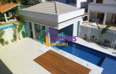 Imagem: A casa em condomínio possui 4 Dormitórios, 5 Banheiros, 4