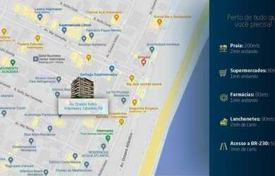 Imagem: O apartamento possui 1 Dormitório, 1 Banheiro, 25m² de Área