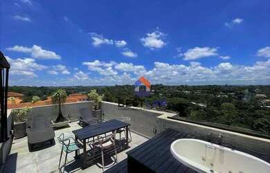 Imagem: O apartamento na cobertura possui 1 Dormitório, 1 Banheiro