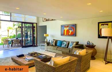 Imagem 16: Jequiti Residence no Guarujá. Casa pé na areia, frente ao mar