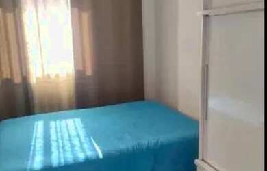 Imagem: O apartamento possui 1 Dormitório, 1 Banheiro, 1 Vaga na garagem